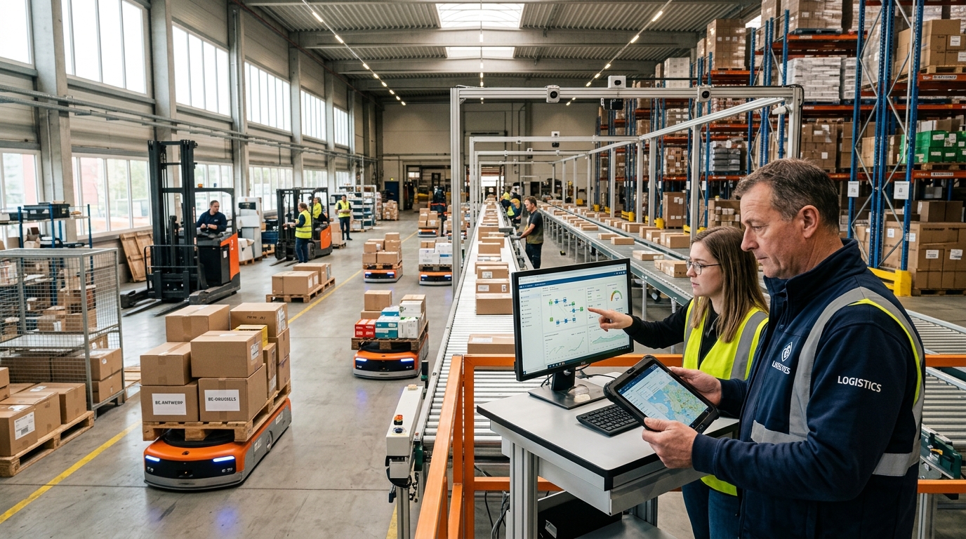 Étude de cas : optimisation logistique par l'intelligence artificielle en Belgique